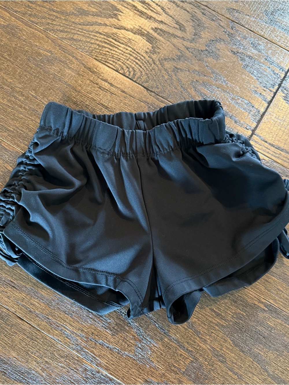 Girls FIVE THE LABEL Dancewear Black Athletic Shorts - size youth XL